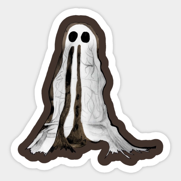 Ghost Of The Trees Sticker by IanWylie87